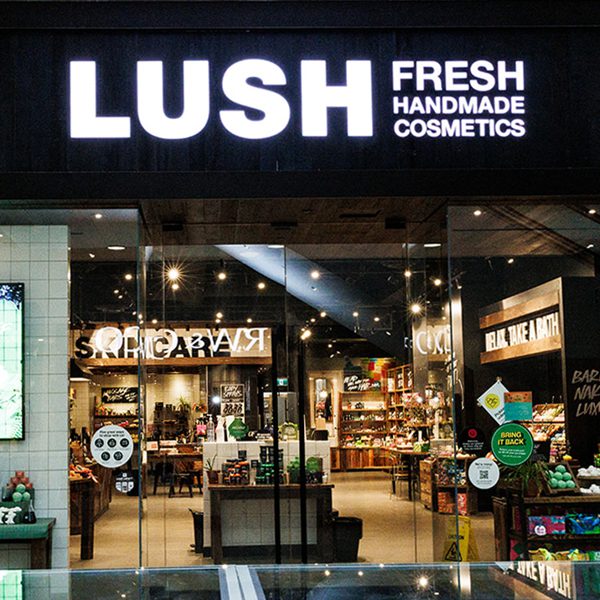 Lush storefront